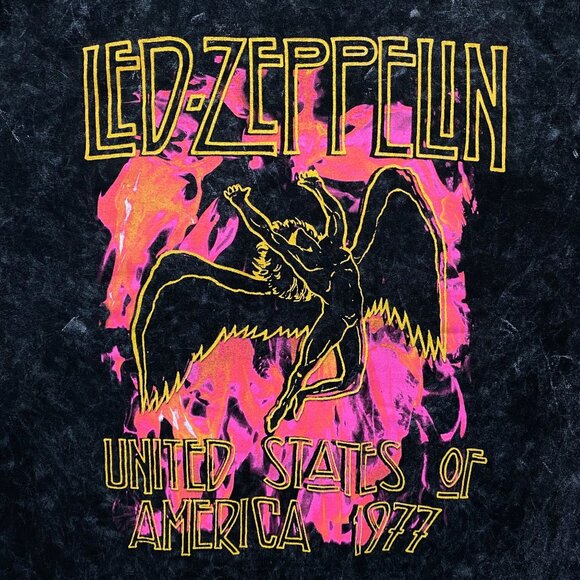 Led Zeppelin Fallen Angel Water color Tshirt size 2XL - Picture 2 of 5